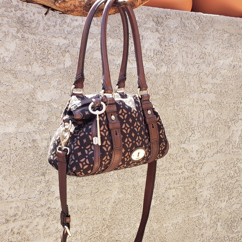 VINTAGE FOSSIL CONVERTIBLE BAG - Picture 3 of 7